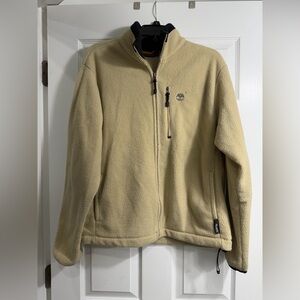 Timberland Men's Beige Fleece Performance Jacket
